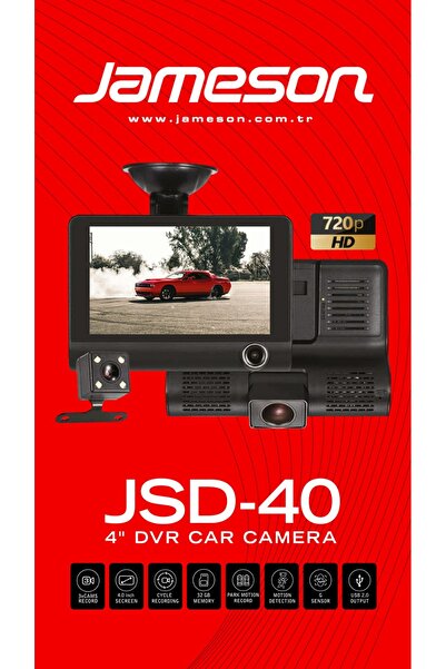 navicars JMESON JSD-40 3 LÜ KAYIT KAMERASI 720P HD G SENSOR KAPALIYKEN KAYIT