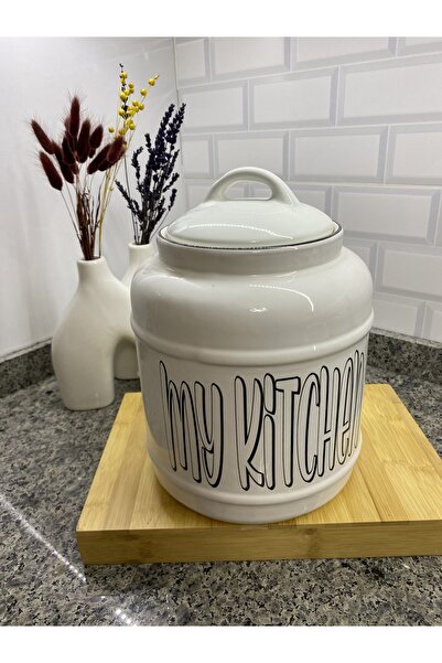 SERAMİK Mega Boy 23 Cm Kavanoz Saklama Kabı