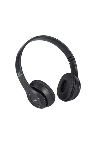 OEM Bluetooth Headphones P47 - On-ear, Wireless, with Microphone, Memory Card, Hands-free Call