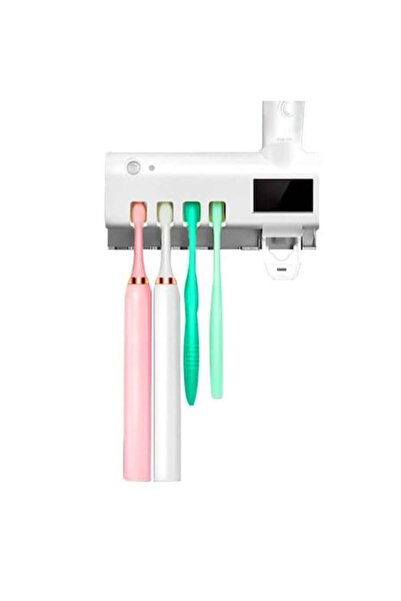 OEM Dozator de pastă de dinți cu funcție de sterilizare UV + suport pentru pe...