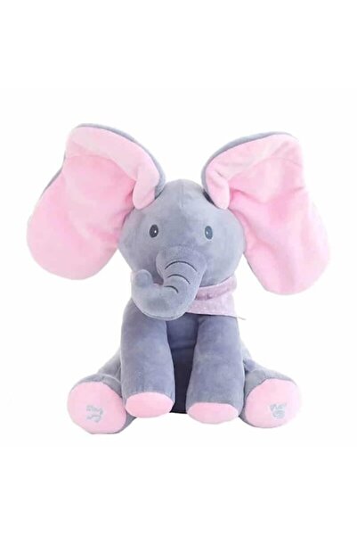 Deliny Jucărie elefant Peek-a-Boo Deliny®, cântă și își acoperă capul cu urec...