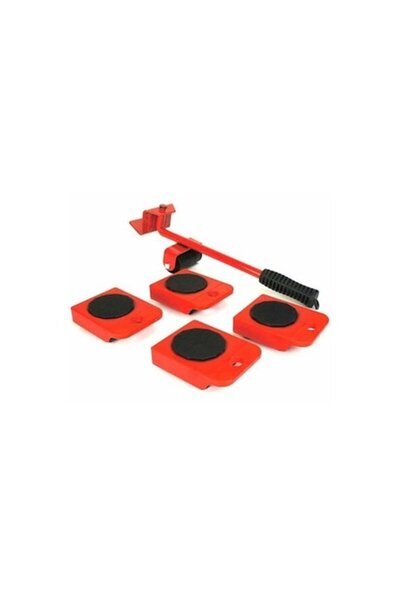 Gonga Set transportat si ridicat mobila, Rosu