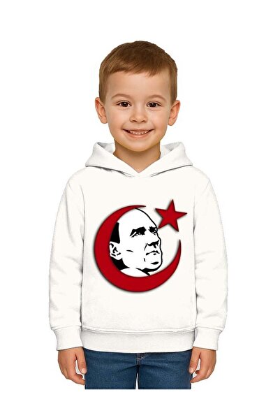 SEDİRLİ Hanorac unisex cu glugă pentru copii Atatürk, 19 mai, 29 octombrie, 23 aprilie, 10 noiembrie