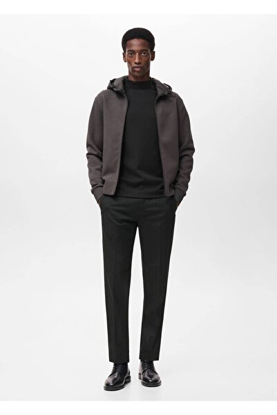 MANGO Man Thermolite® Slim fit flanel pantolon