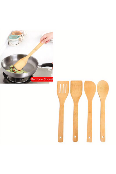 JML Kitchen Utensils 4/set, Bamboo 28cm