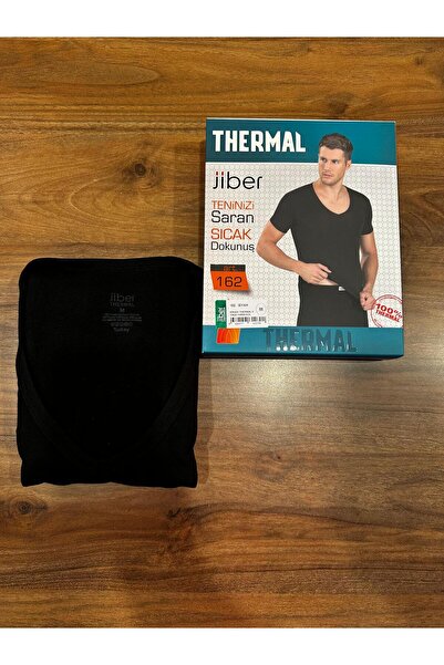 Jiber Tricou termic pentru bărbați, care elimină umiditatea, moale, fără irit...