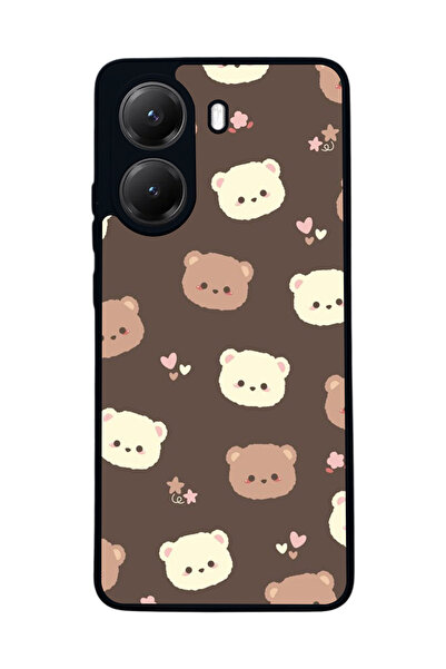 Aksel Kılıf غطاء حماية متوافق مع هاتف شاومي بوكو X7 برو، مطبوع، أسود غير لامع...