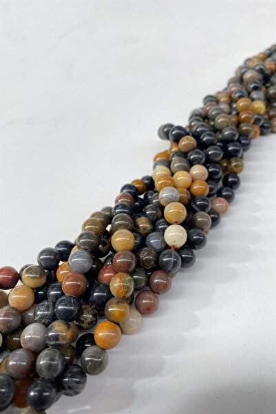 Hayalperest boncuk Coffee Ceyt Natural Stone Beads 8 mm