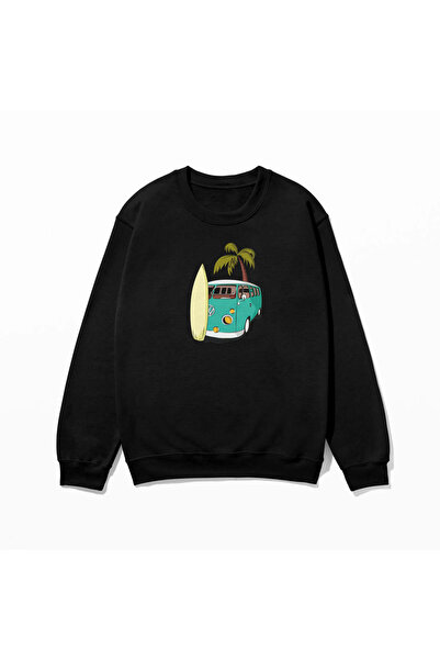 SVART WEAR Палмова блуза с принт 100% памук Овърсайз Модерна и забавна блуза ...