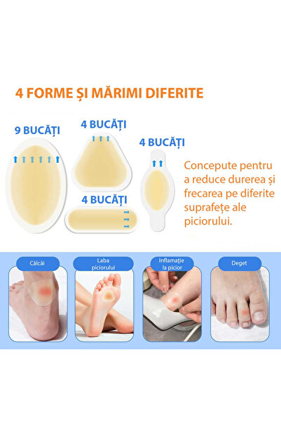 NOVA KISS Set of 21 Medical Gel Patches for Warts and Blisters, Fast Healing, Waterproof