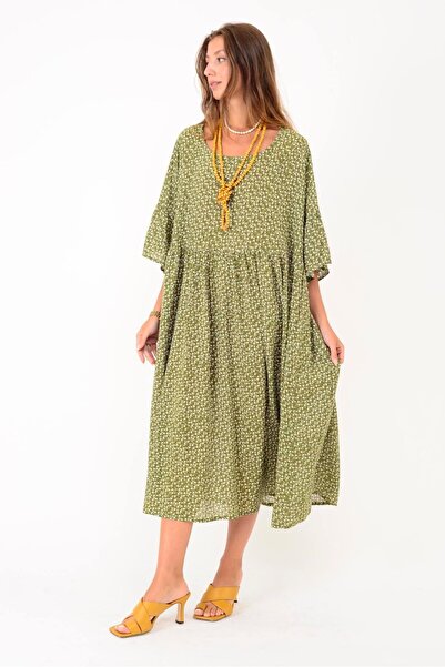 Park Moda ΦΟΡΕΜΑ BOHO AN136 ΜΕ ΣΧΕΔΙΟ ΛΟΥΛΟΥΔΙΑ ΚΑΙ ΡΟΜΠΑΛΙ ΜΕ ΦΟΡΕΜΑΤΑ