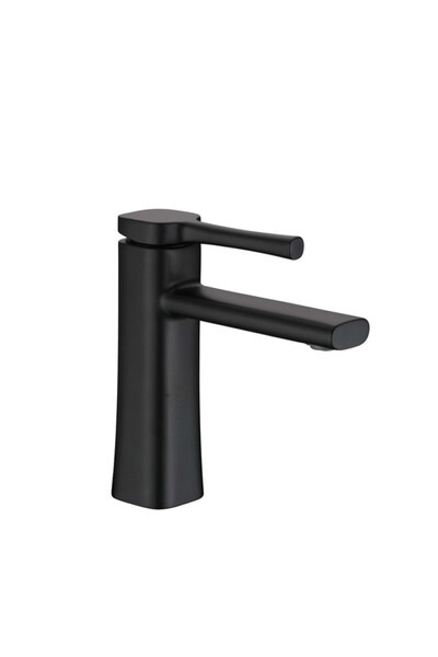 cae خلاط مغسلة عملي من بمقبض واحد موديل( S83 1609C) ضمان 7 سنوات باللون الأسود