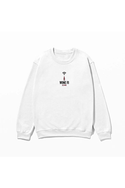 SVART WEAR Hanorac Wine Wifi tricou cu imprimeu 100% bumbac supradimensionat ...