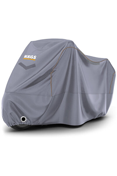 HAEGS Motosiklet Brandası, Motor Kılıfı, Örtüsü Kışa Dayanıklı (XXL:265x105x1...