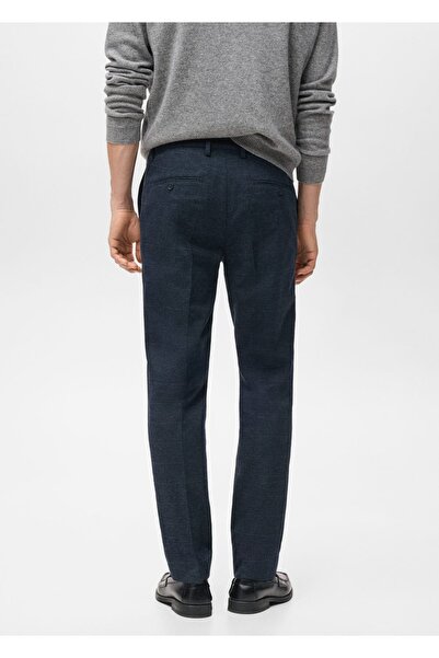 MANGO Man Slim fit flanel pantolon