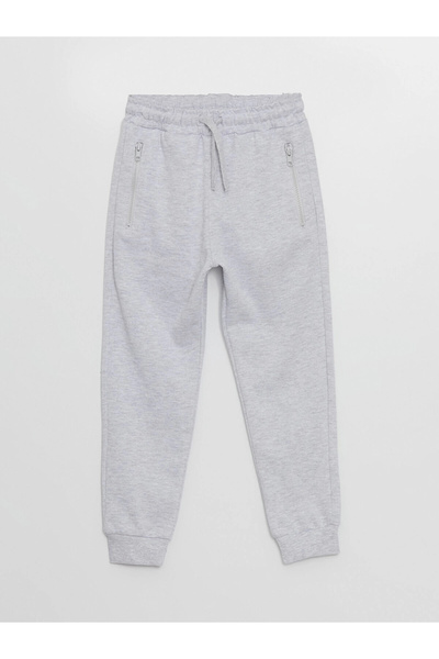 LC Waikiki LCW Kids Γκρι ελαστική μέση για αγόρια Jogger Sweatpants