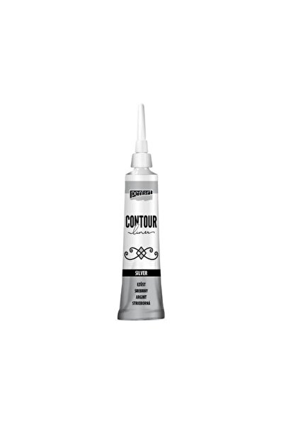 Pentart Contour liner basic SILVER 20 ml