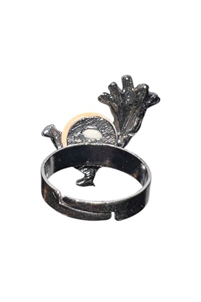 onyyapim Peacock Figured Lüle Stone Ring