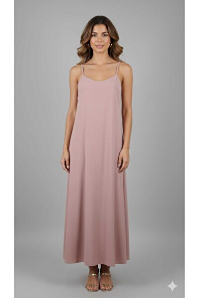 blackbonds ayrobin Γυναικείο Μακρύ Φόρεμα με Ρυθμιζόμενο Λουράκι