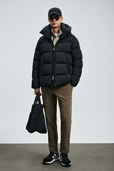 Lufian 112120250 Tommy Goose down Men's Coat Black