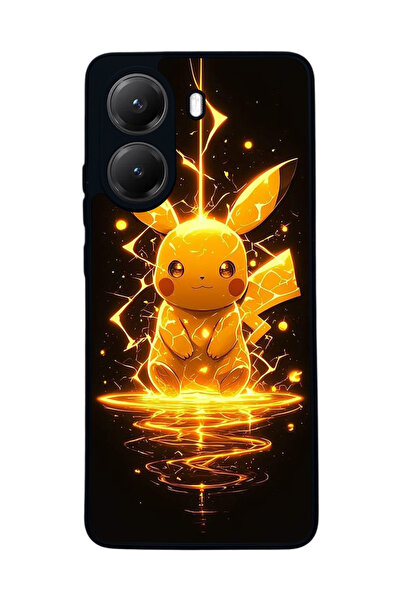 Aksel Kılıf غطاء حماية متوافق مع هاتف شاومي بوكو X7 برو، مطبوع، أسود غير لامع...