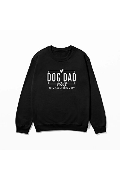 SVART WEAR Dog Dad Swea tricou cu imprimeu 100% bumbac supradimensionat Trend...