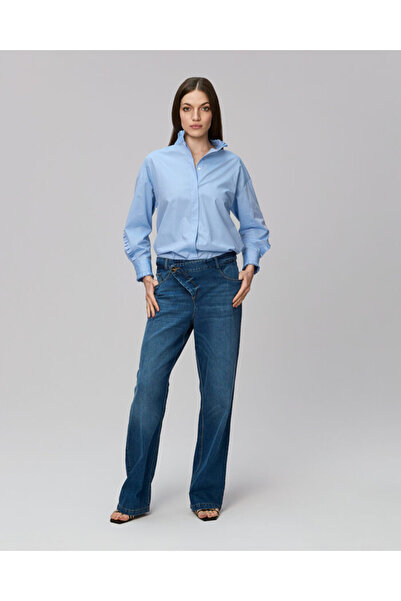 La Maison de Confiance Top Thelma albastru