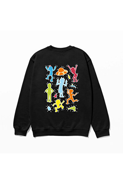 SVART WEAR Swea tricou cu imprimeu 100% bumbac supradimensionat Trendy Fancy ...