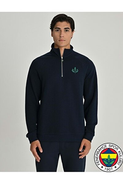 Fenerbahçe S.K. 25/26 Trend Gipe Erkek Світшот LACİVERT