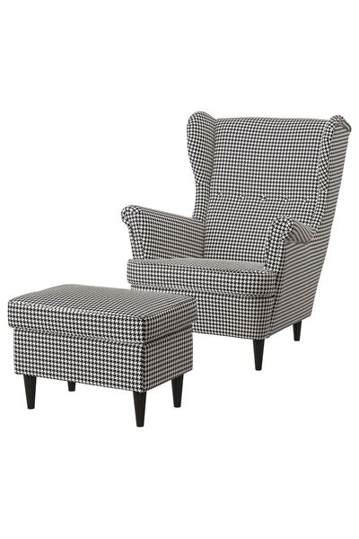 hobiurun Berjer ve puf, vibberbo siyah-bej