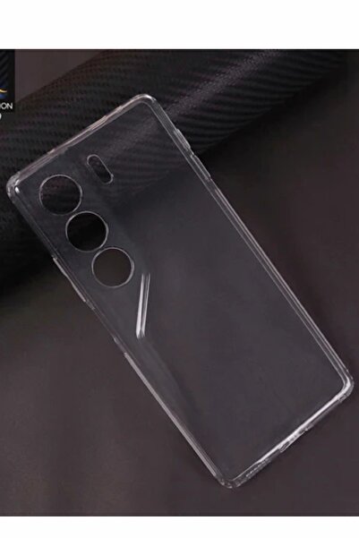 corcishop Tecno Camon 40 Pro 5G Kamera Korumalı Silikon Şeffaf Arka Kılıf