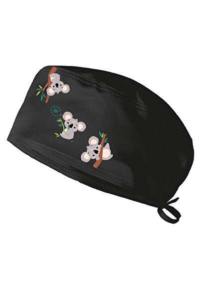 bonecim قبعة جراحية بتصميم الكوالا للأطباء والممرضات في المستشفى