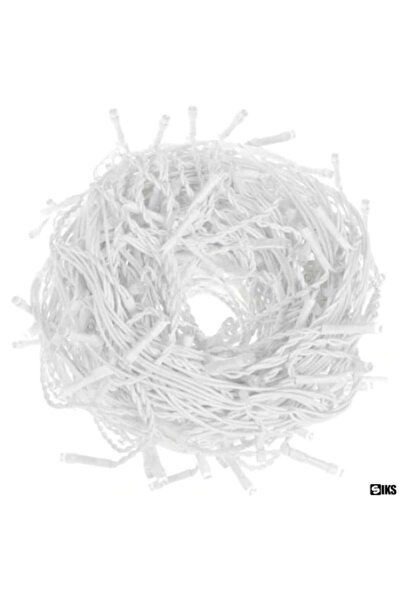 OEM Christmas Lights Model Icicles, 10 m, 240 LEDs, 8 Light Modes, Fringes, Indoor/Outdoor, White C
