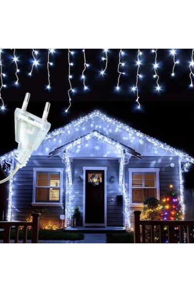 OEM Christmas Decoration Light , Icicle/Fringe Type, 15 Meters, 320 LEDs, Indoor/Outdoor