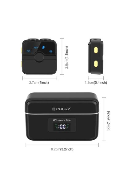 Maraz YAKA MİKROFONU KABLOSUZ İPHONE 15/16/17 type-c ANDROİD UYUMLU