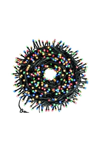 EDAR Luminițe de Crăciun tip țurțur, 16 m, 200 LED-uri, 8 moduri, multicolore