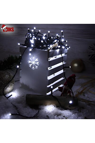 OEM Christmas Linear LED Light , 30 Meters, 300 Big Diamond Style LEDs, 8 Lighting Modes, Cool White