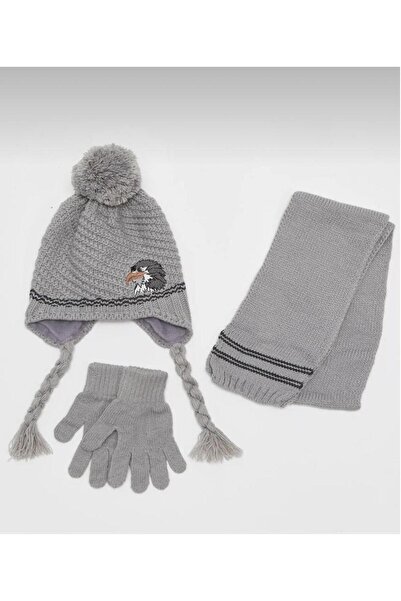 Wearflawless Weatrflawless 3-6 Years Old Boys' Scarf, Beanie, Gloves 3-Piece Set