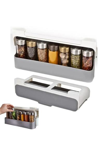 APF Self-Adhesive Spice Rack with 6 Containers