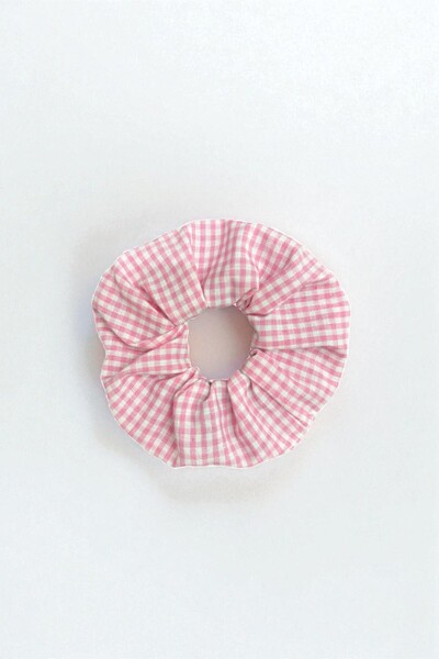 AXUM Gingham Women's Hair Rubber Band Hair Accessory