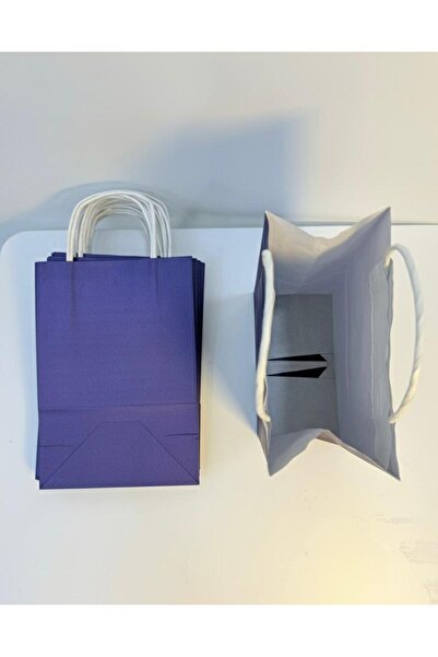 aybaş kağıtçılık 1. Качествена хартиена торбичка в тъмносин цвят с размери 18x24 cm (10 броя), торбичка за подаръци