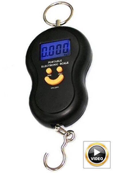 Genel Markalar Gülen Yüz Elektronik Dijital El Terazisi El Kantarı 50 Kg Tera...