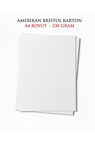 Buse Davetiye Amerikan Bristol Karton A4 230 Gr. - 100 Adet