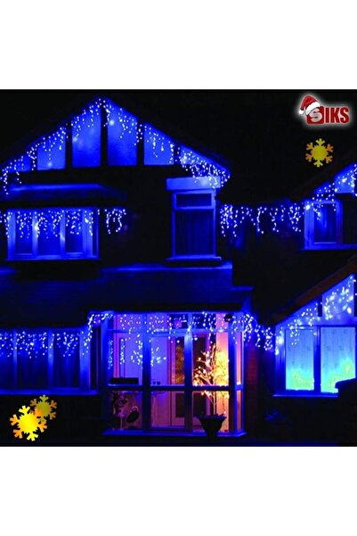 OEM Luminițe de Crăciun în formă de țurțur, 25 de metri, 500 LED-uri, pentru casă/grădină/gard, 8 jocuri de iluminat, exterior