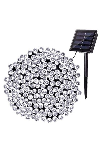 OEM 100 de lumini LED cu șir de lumini, 10 metri, încărcare solară cu senzor ...