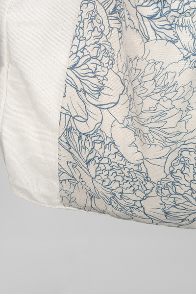 The Lycos ''Yoga Flowers'' ''Canvas Tote Omuz ve Pilates Çantası''