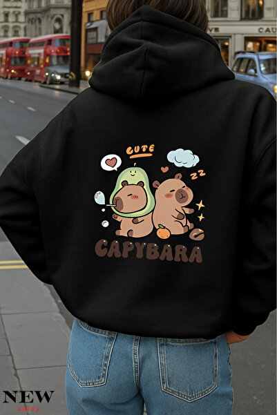 New Shine سويت شيرت كابيبارا مطبوع