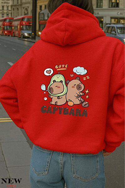 New Shine سويت شيرت كابيبارا مطبوع