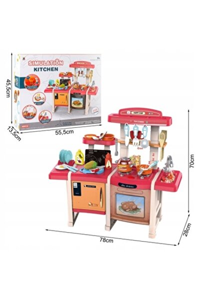 MalPlay Bucătărie interactivă cu lumini și sunete, MalPlay, 45 de piese