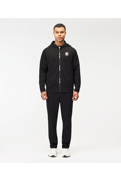 Kartal Yuvası BEŞİKTAŞ ERKEK KAPÜŞONLU FERMUARLI SWEATSHIRT 7526235T3